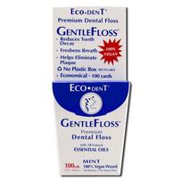 EcoDent Premium Gentle Floss Dental Floss, 1 unit, 91.44m blue