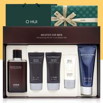 O HUI Meister For Men Moisturizing Vita All-in-One Special Set (110ml + 100ml) Men's Skincare Set black