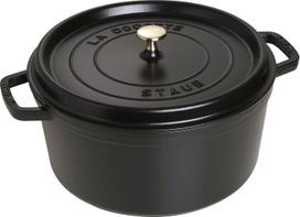 Apvalus ketus puodas Zwilling STAUB 8,35 l, 30 cm, juodos spalvos