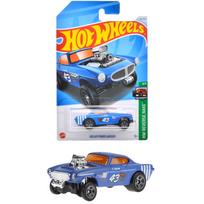 Hot Wheels Basic Car Volvo P1800 Gasser Vehicle Toy Mini Car for Ages 3 and Up Blue HXR06 mėlyna