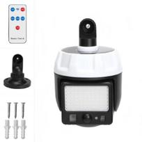 NuFeng Solar Motion Sensor Wall Light with Monitoring Function black
