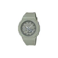 Casio LCD/rodyklinis dvigubo ekrano serija G-SHOCK 2100 serija 200 metrų atsparumas vandeniui kvarcinis mechanizmas dervos dirželis Japonijos ir Korėjos laikrodis GA-2100NC-3AJF pilka spalva