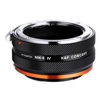 Koncepcinis tvirtinimo adapteris IV Suderinamas su Nikon objektyvu su F tvirtinimo detale Suderinamas su Sony E mount NEX fotoaparato priedu Konversinis objektyvo adapteris Rankinis black