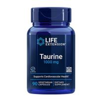 Taurinas 1000 mg, 90 vegetarinių kapsulių