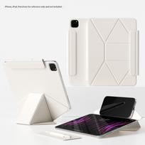 Smart Folio Case for iPad A16 Air 7 13 M3 Case for iPad 10th 10.9 Pro 11 13 Case for Air 4 5 Funda for M5 Pro 13 11 Pro 11 M4 M5 white