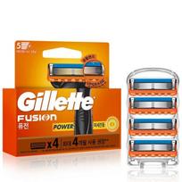 Gillette 2024 Fusion Power skustuvo ašmenys, 4 vnt. pakuotė, 1 vnt. , Korėjietiški skustuvo ašmenys orange