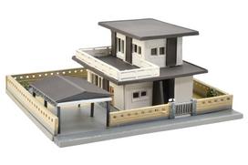 Tomytec Pastatų kolekcija Kenkore Modernus namas D2 Dioramos reikmenys 334958 014-2 gray