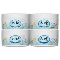 Liu Shen Refreshing Body Powder with Puff (4-Pack) white
