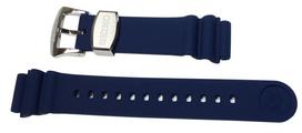 Seiko PROSPEX 20mm SBDC055 Genuine Silicone Rubber Strap R02C012J0 Compatible with SBDC051 and SBDC053 Dark Blue Watches, gray