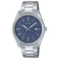 CASIO G SHOCK Quartz Movement Stainless Steel Strap Watch Unisex Blue Dial MTP-1302DA-2A1V Blue Dial gray