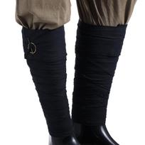 Medieval LARP SCA Viking Putties Leg Wraps With Clasps Vintage Mens Viking Pirate Costumes Cosplay Accessories One Size&Medieval Accessories black