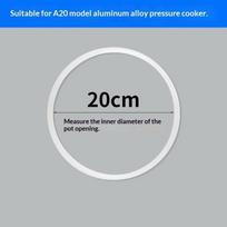 Pressure Cooker Silicone Gasket Sealing Ring Anti Aging 16 To 22Cm Universal Fit For Home Daily Cooking Accessories A3 white