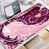 Honkai Star Rail pelės kilimėlis Meilė Rožinė Anime mergina Stalo kilimėlis HD spausdinimas Klaviatūros kilimėliai Pelės kilimėlis Kompiuteris 900x400mm Priedai 800x400x2mm