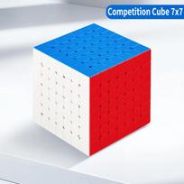 Sengso Speed Cube 4X4 5X5 6X6 7X7 8X8 Stickerless Cube |Smooth Rotation Professional Competition High-Order Cube Educational Toy blue