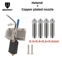 For ELEGOO Hotend Kit Neptune 4Max/4Plus with 4 Pieces 0.4mm Nozzle Fully Assembled All-Metal Hotend 3D Printer Accessories For 4 Plus and 4 Max