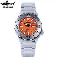 HEIMDALLR Men's Diver Watch Sapphire Crystal High Quality 20Bar Waterproof NH36A snowflake Blue Dial Automatic Mechanical Watch