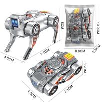 1/3Pcs Transforming Robot Dog Fidget Spinner 360 Rotating Deformable Robot Stress Relief Toy Adult Sensory Toys Birthday Gift gray