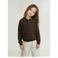 Boys Long Sleeve Polo Knit Sweater Kids Casual Base Layer 140cm ruda