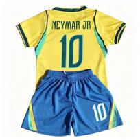 Neymar Jr 10 Soccer Jersey and Shorts Set 28 yellow