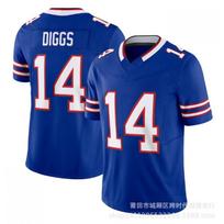 Legendary Second-Gen Football Jersey Bills 14 Diggs 17 Allen Team Embroidered Short Sleeve 1 blue