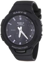 Black Casual Quartz Watch [Casio] BSA-B100-1A Baby-G Women's Analog-Digital gray
