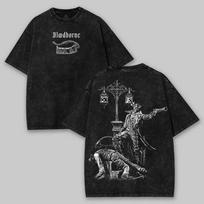 The Hunter Bloodborne Shirt, Vintage Gothic Horror Tee, Distressed Soulsborne 4XL gray