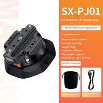 4.5 Inch Electric Suction Cup Camera Mount Auto Refill Car Holder for GoPro DJI Action Camera Insta360