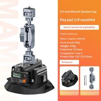 4.5 Inch Electric Suction Cup Camera Mount Auto Refill Car Holder for GoPro DJI Action Camera Insta360
