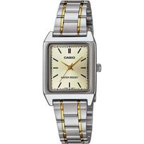 Casio LTP-V007SG-9EUDF Women's Quartz Watch Silver beige