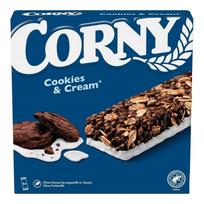 Corny Cereal Energetinis batonėlis Sausainiai ir kremas 6X23G brown