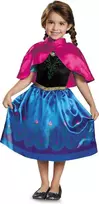 Disguise Disney Frozen Anna Frozen princesės karnavalinis kostiumas 110-122 cm (4-6 metai)