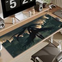 Game Bloodborne Large Pc Mousepad Gamer Xxl Desktop Decoration Computer Big Gaming Mouse Pad 900x400mm Table Desk Mat Carpet 800x300x2mm gray