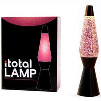 iTotal - Lavos lempa 36 cm - Juodas pagrindas ir blizgučiai (XL2344)