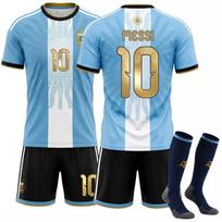 Paaugliams Vaikams Suaugusiems Futbolo Aprangos 26-27 Argentina #10 MESSI Išeinantis į Pensiją Atminimo Leidimas Sportinis Treniruočių Maikės Rinkinys su Kojinėmis XXXL
