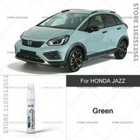 Car Paint Repair Pen Paint Scratch Repair Accessories For 2001-2025 HONDA JAZZ Silver Black Brown Green Gray Red Surf Blue Touchup Paint2 žalia