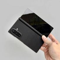 For Samsung Galaxy Z Fold8 Fold 8 Wide Genuine Cowhide Leather Case with Magsafe Magnetic Hinge Phone Back Cover for Fold8 Ultra Galaxy Z Fold8 juoda