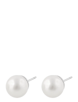 SNÖ Of Sweden - Jackie Pearl Ear 6Mm S/White - Onesize - Auskarai - Balta