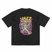 Jazz Jackrabbit Computer Game Short Sleeve Tee 100 Cotton TShirt M blue