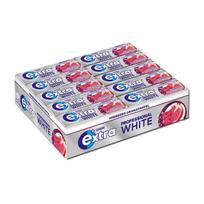Wrigley Extra White Sugar-Free Gum Pomegranate & Raspberry 10 Pieces 14G X 30 Packs gray