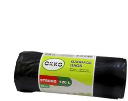 Šiukšlių maišai Okko Strong, 120 l, 10 vnt., 40MK