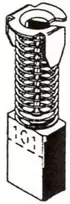 Haushalt Angliniai šepetėliai 30-00-101-H, 6 x 10 x 16 mm, 2 vnt