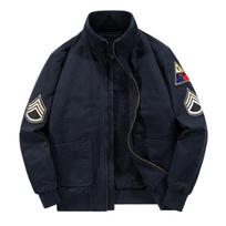 Naujas Žiemos Stilius Pilotų Apranga Amerikietiško Retro Antrojo Pasaulinio Karo Tankisto Striukės Versija Su Pamušalu Striukė Medvilninė Striukė 6XL black