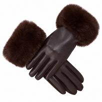 Suede Fabric Leather Gloves Anti-splash Water Touchscreen Gloves Thermal Handwear  Daily Wear kava