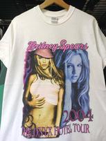 Vtg 00's Britney Spears The Onyx Hotel Concert Tour White Unisex T-Shirt WA2784 XL gray