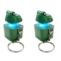 Frog Croaking Fidget Toy Frog Croaking Keychain With Sound Led Lights  Stuff Fun Gift For Kids Boys Girls blue