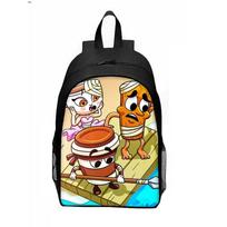 Italian Brainrot Al Backpack With Breathable Nylon Material For School Use Style E black
