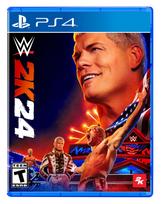WWE 2K24 for PlayStation 4 - North American Version / Sports Wrestling Action Video Game mėlyna