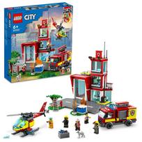 LEGO City Fire Station 60320 Toy Block Gift Firefighting Building Set for Boys and Girls 6 Years Old and Up
