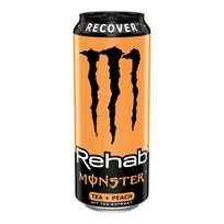 Vokiškas Monster Energy Atstatomasis arbata + Persikas 500ml