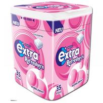 Wrigley Extra Be Cukraus Kramtomoji Guma Bubble Mint 35 vnt. pakuotė pink